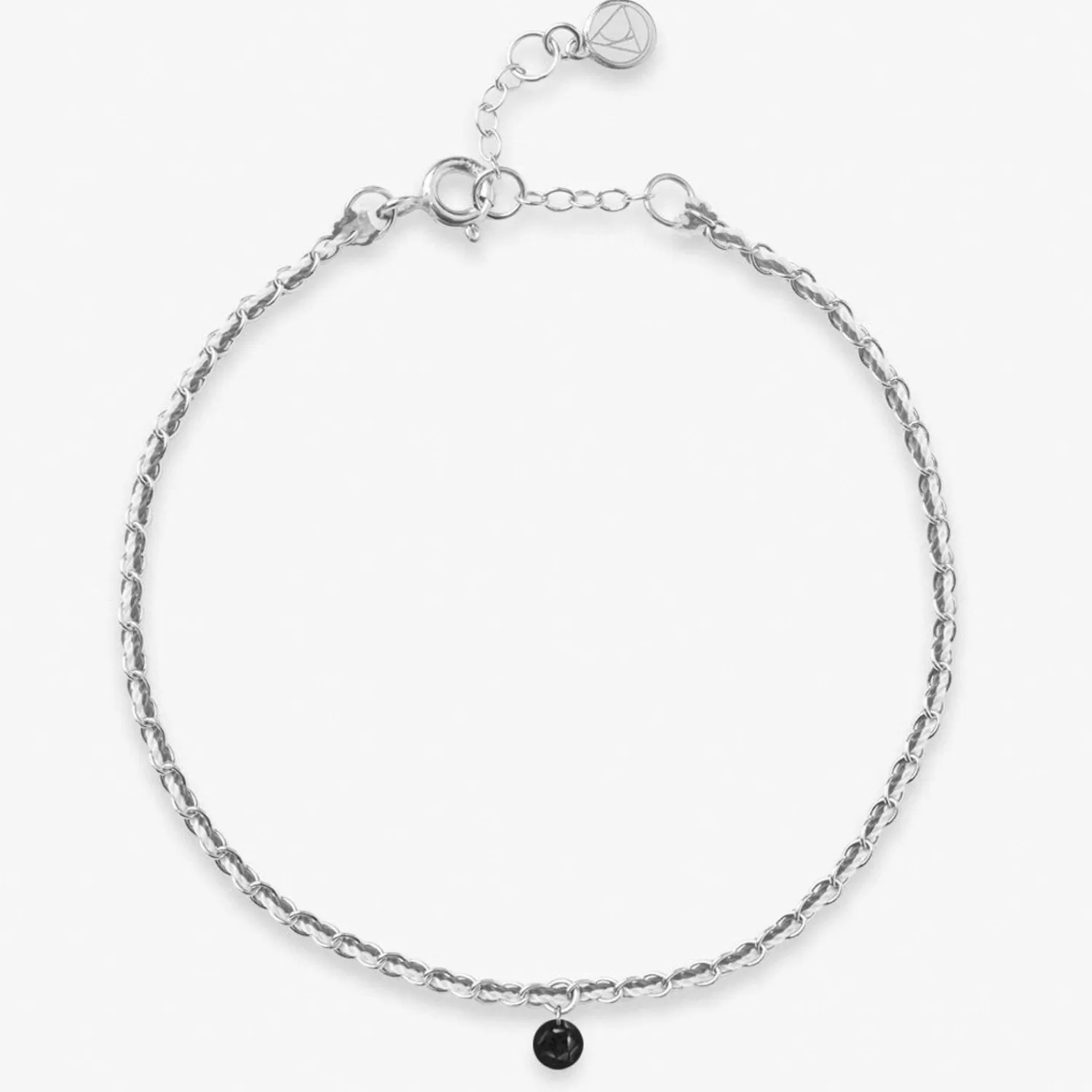 The Alkemistry Auric - 18Ct Gold, Grey & White Woven Chain Black Diamond Bracelet Online