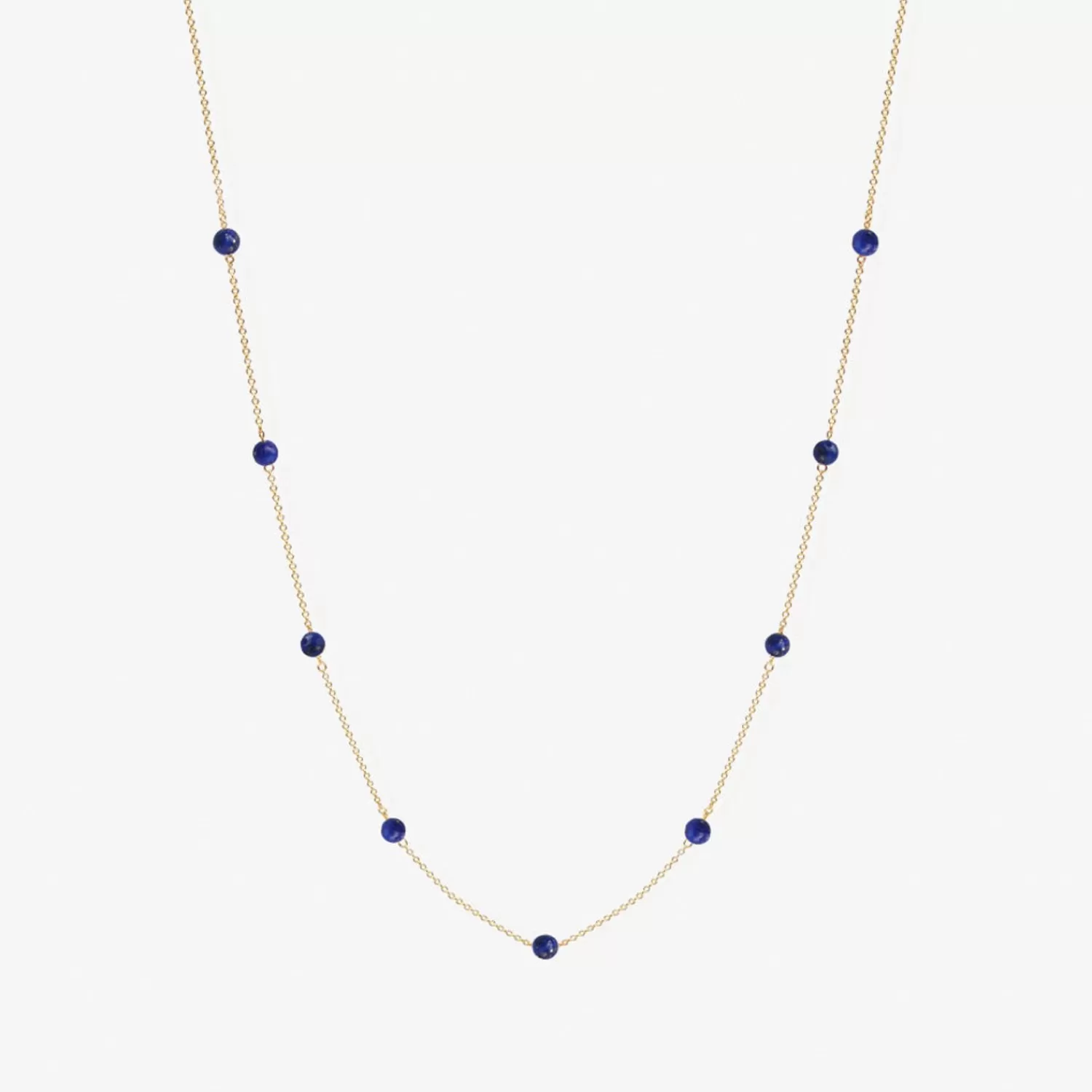 The Alkemistry Boba - 18Ct Gold, Lapis Bead And Chain Necklace Sale