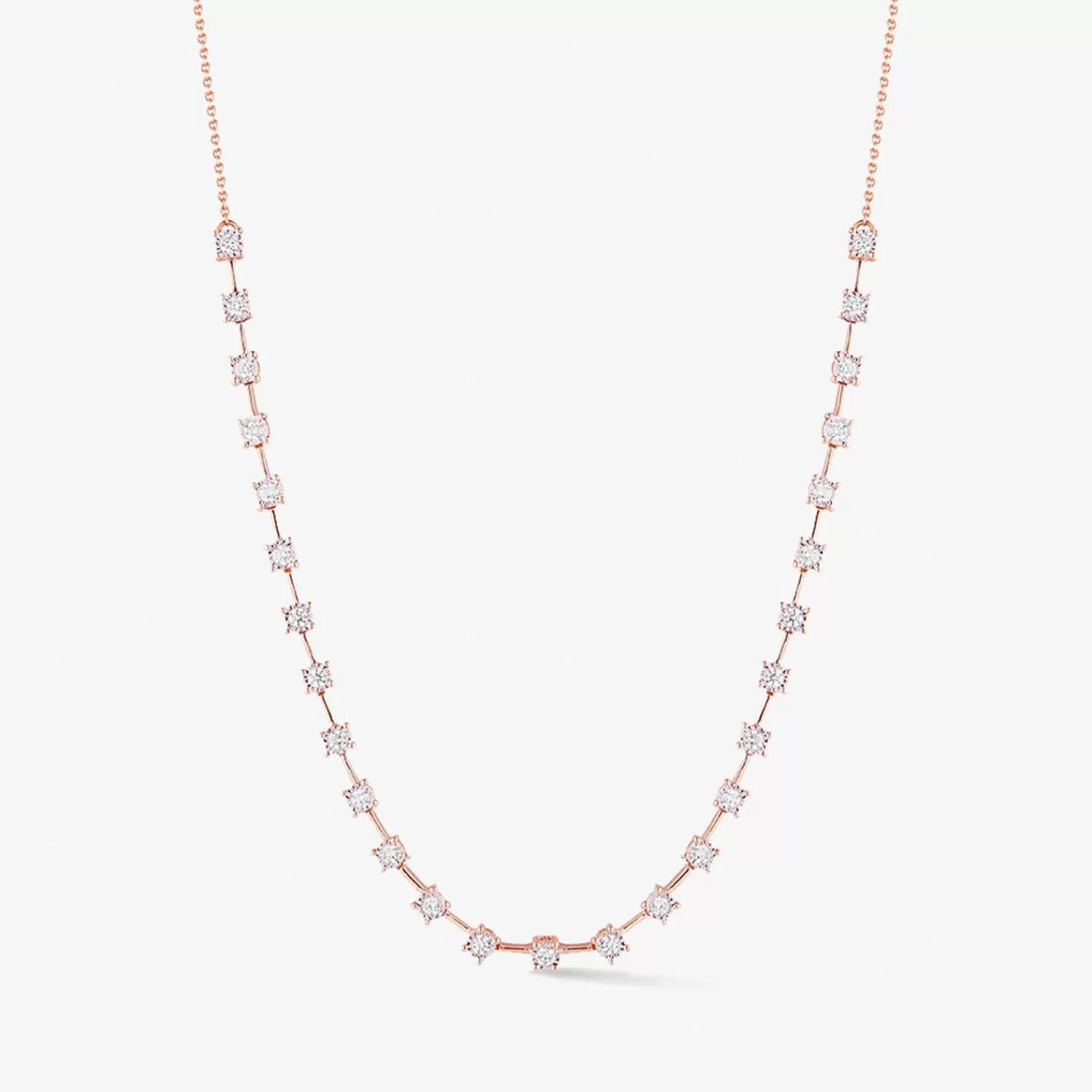 The Alkemistry Dana Rebecca - 14Ct Gold, Ava Bea Interval Diamond Tennis Necklace Cheap