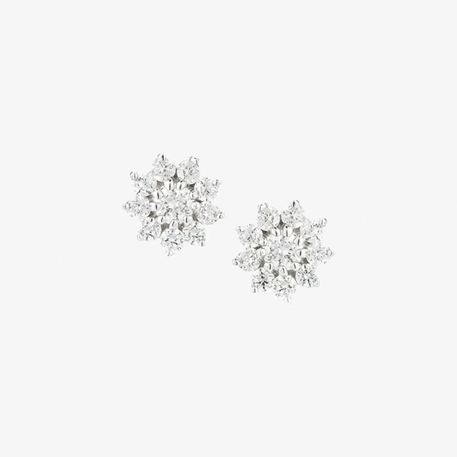 The Alkemistry Dana Rebecca - 14Ct Gold, Jennifer Yamina Diamond Starburst Stud Earrings (Pair) Hot