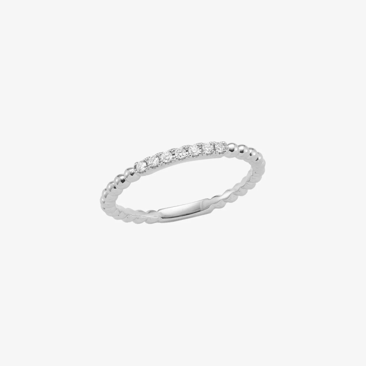 The Alkemistry Dana Rebecca - 14Ct Gold, Poppy Rae Diamond Semi Pave Band Ring Best