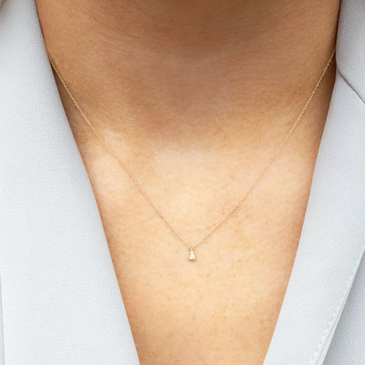 The Alkemistry Dana Rebecca - 14Ct Gold, Sophia Ryan Diamond Petite Teardrop Necklace Shop