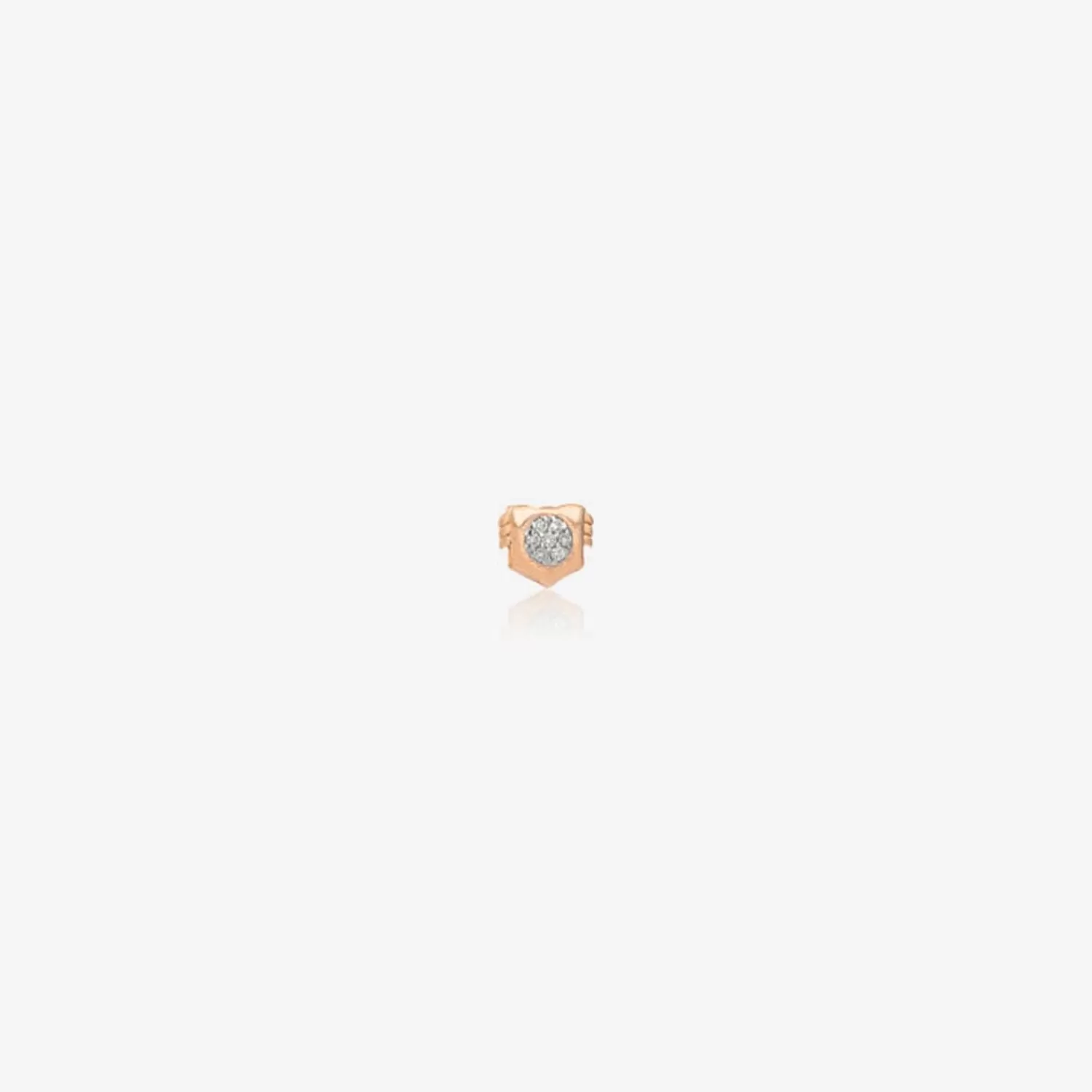 The Alkemistry Kismet By Milka 14Ct Rose Gold And Diamond Leo Sign Earring (Single) Best