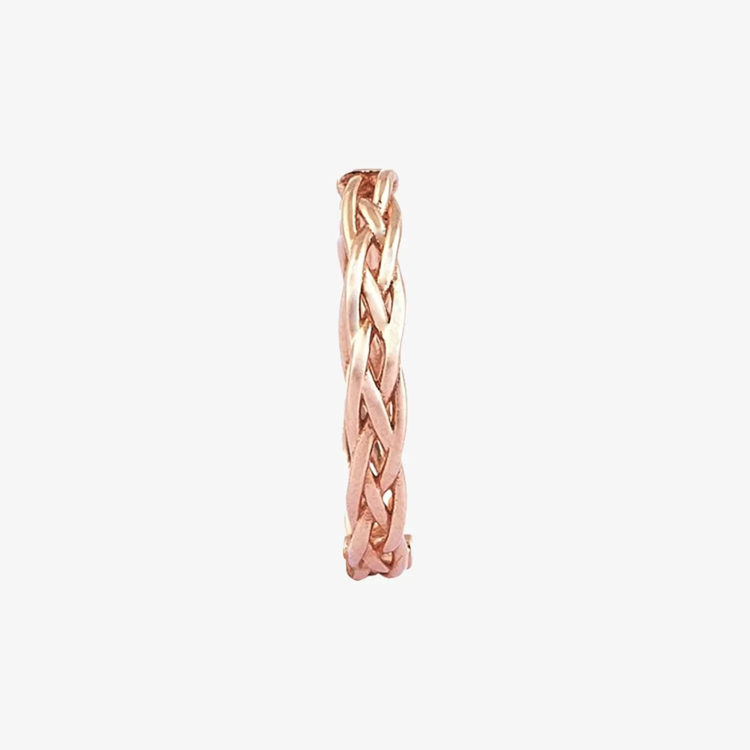 The Alkemistry Kismet By Milka 14Ct Rose Gold Large Braided Hoop (Single) Store