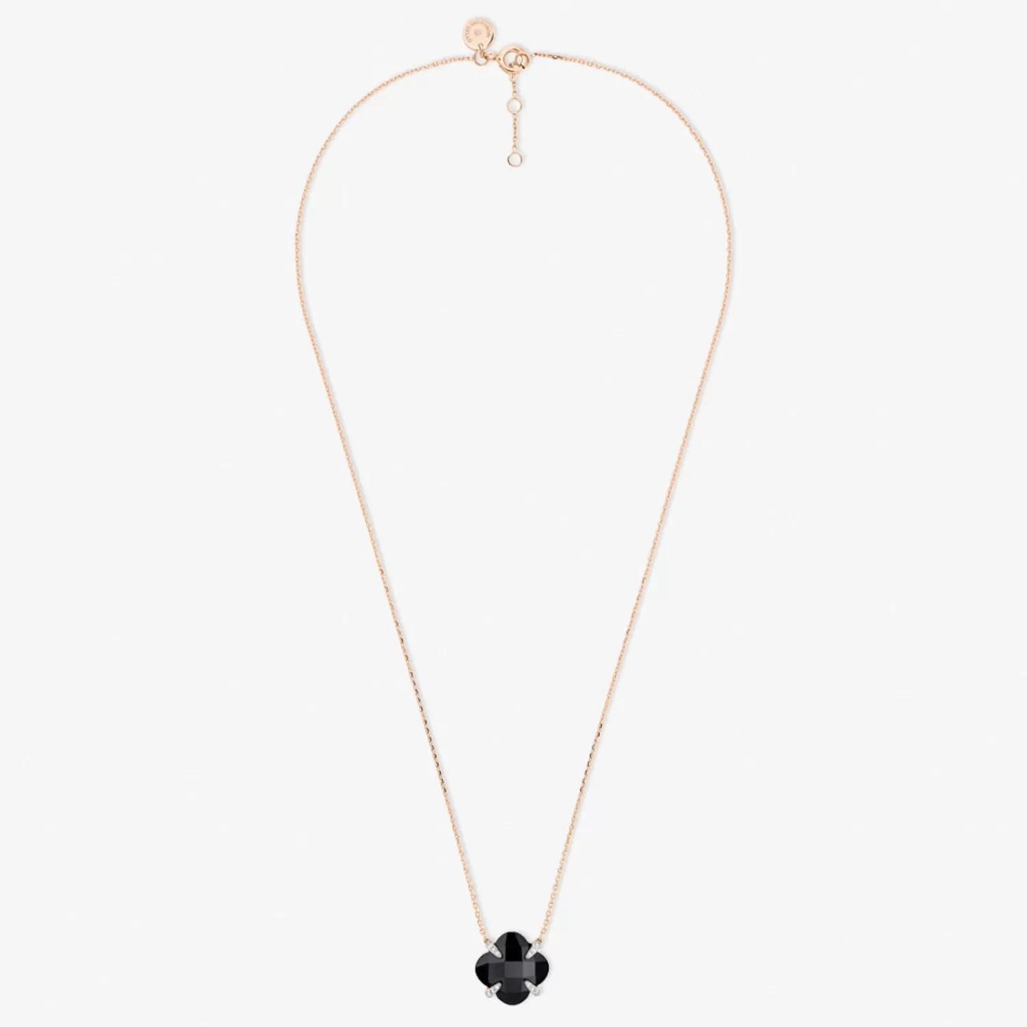 The Alkemistry Morganne Bello 18Ct Rose Gold Victoria Black Onyx Claw Diamond Necklace Online