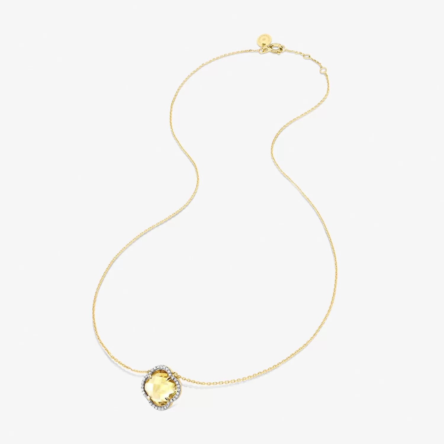 The Alkemistry Morganne Bello 18Ct Yellow Gold And Diamond Victoria Citrine Necklace Flash Sale