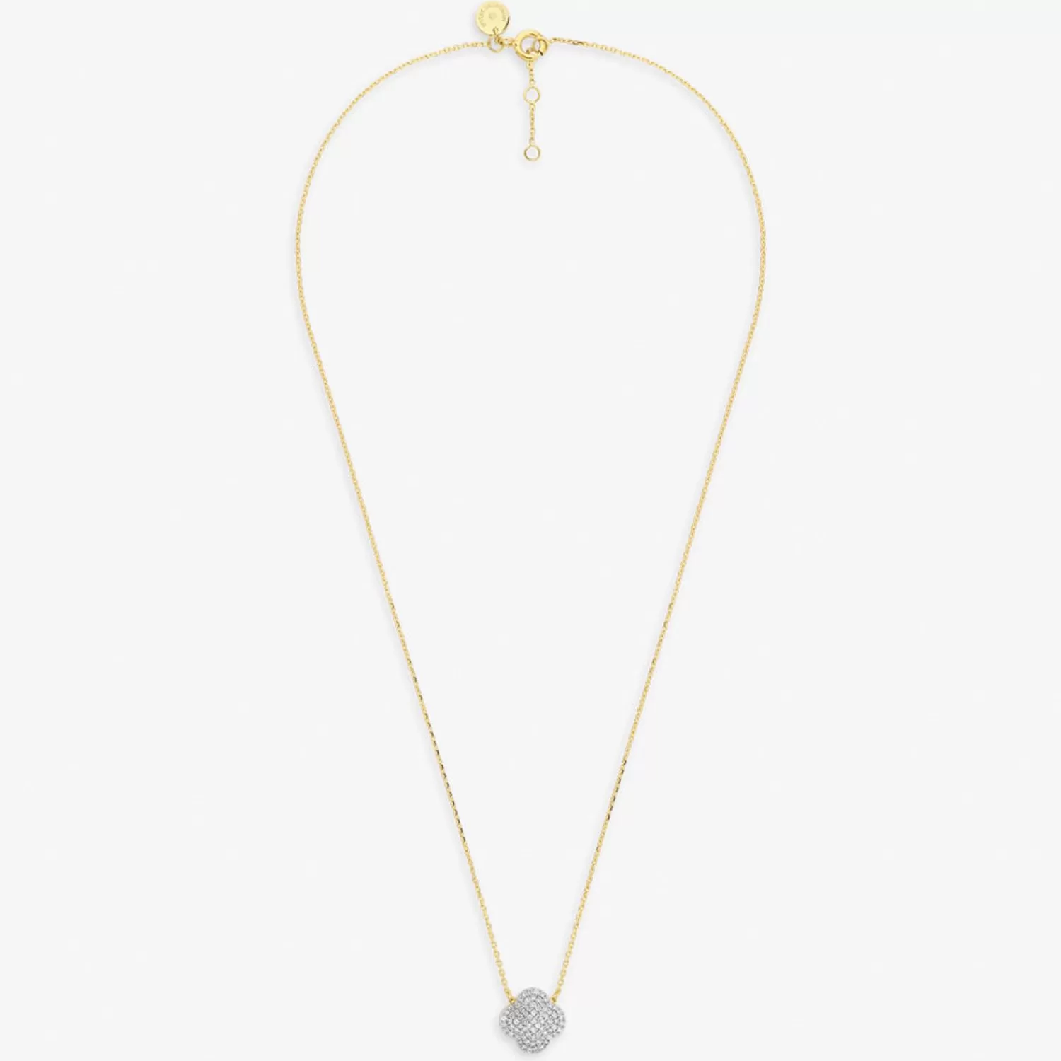 The Alkemistry Morganne Bello 18Ct Yellow Gold Change Clover Diamond Necklace Best
