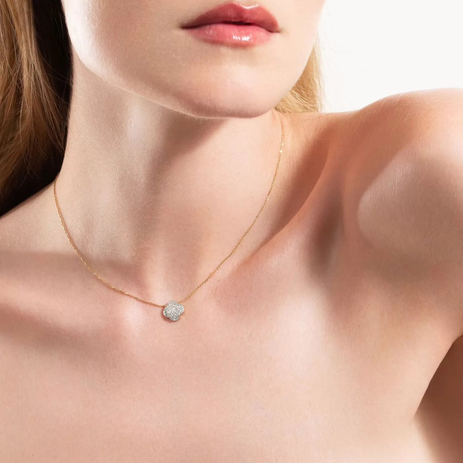 The Alkemistry Morganne Bello 18Ct Yellow Gold Change Clover Diamond Necklace Best