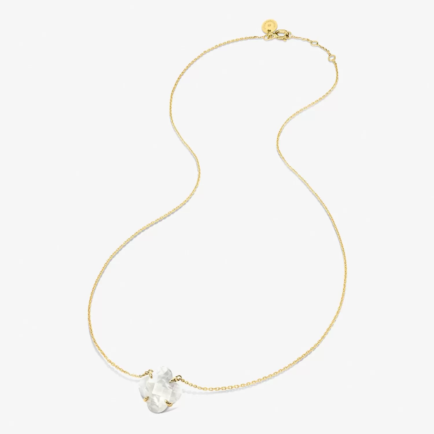 The Alkemistry Morganne Bello 18Ct Yellow Gold Victoria Clover Mother Of Pearl Necklace Sale