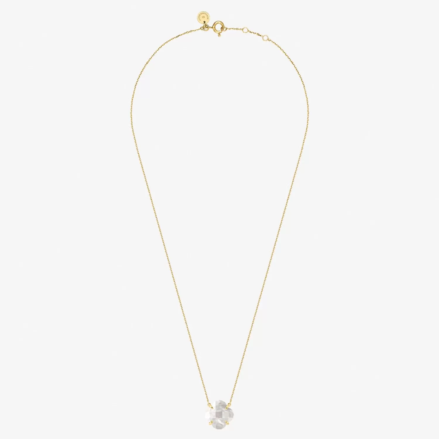 The Alkemistry Morganne Bello 18Ct Yellow Gold Victoria Clover Mother Of Pearl Necklace Sale