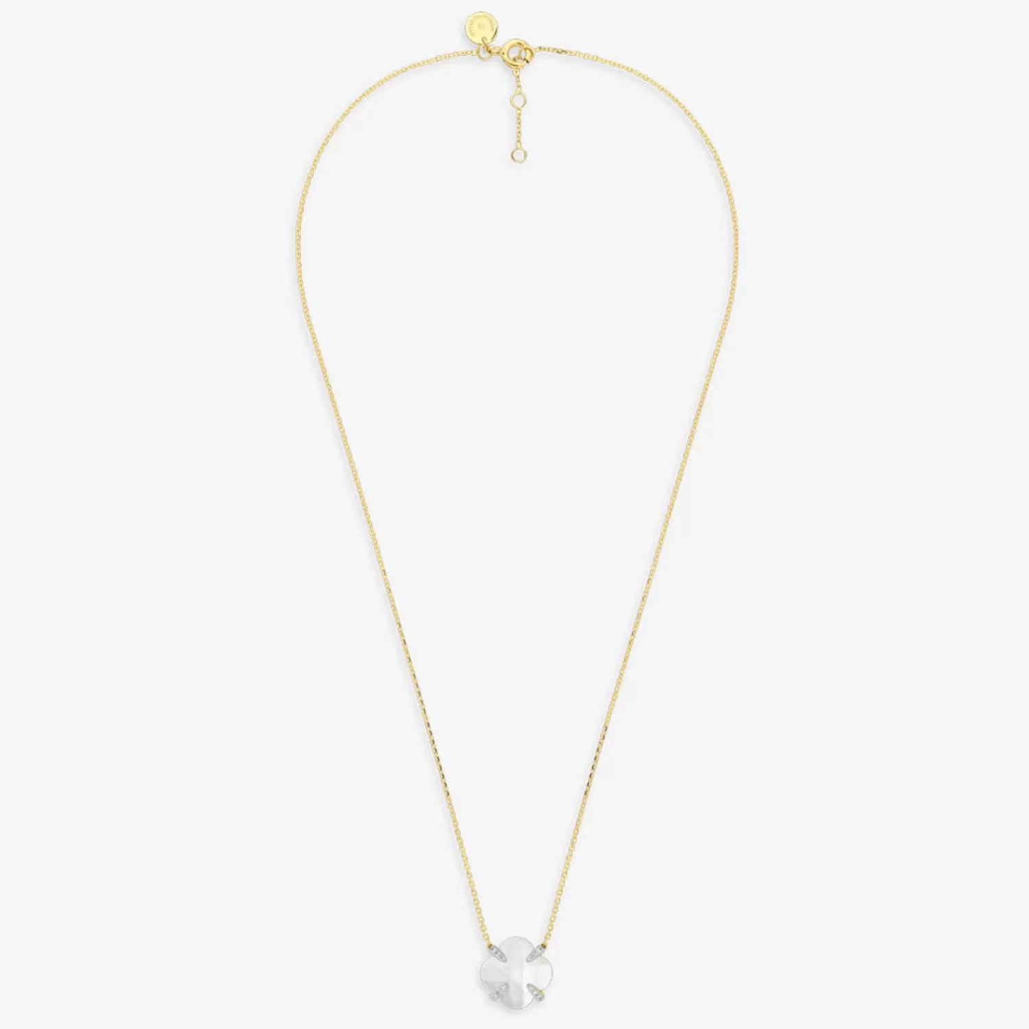 The Alkemistry Morganne Bello 18Cy Yellow Gold Victoria Mother Of Pearl Claw Diamond Necklace Sale