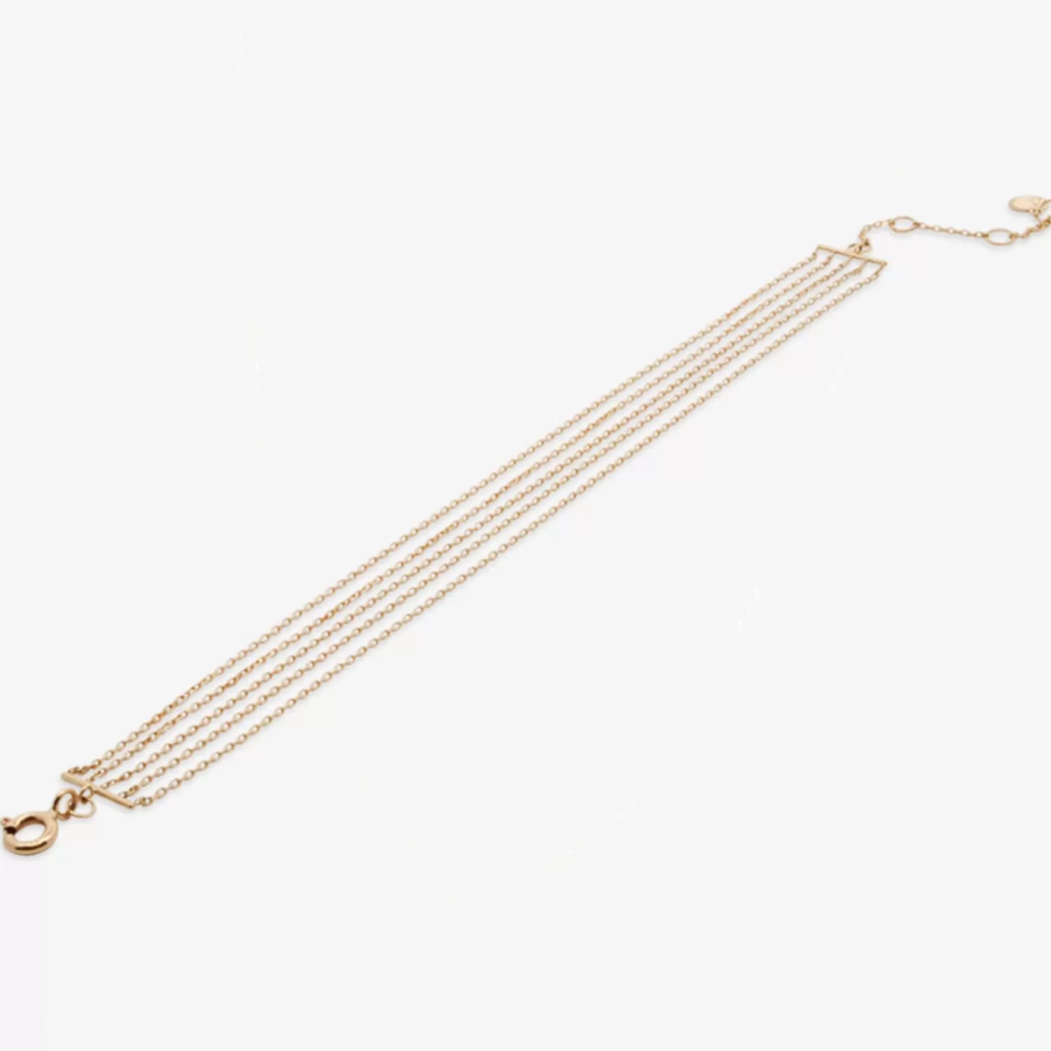 The Alkemistry Nude Shimmer - 18Ct Gold, Fine Shimmer 5 Strand Adjuster Bracelet Fashion