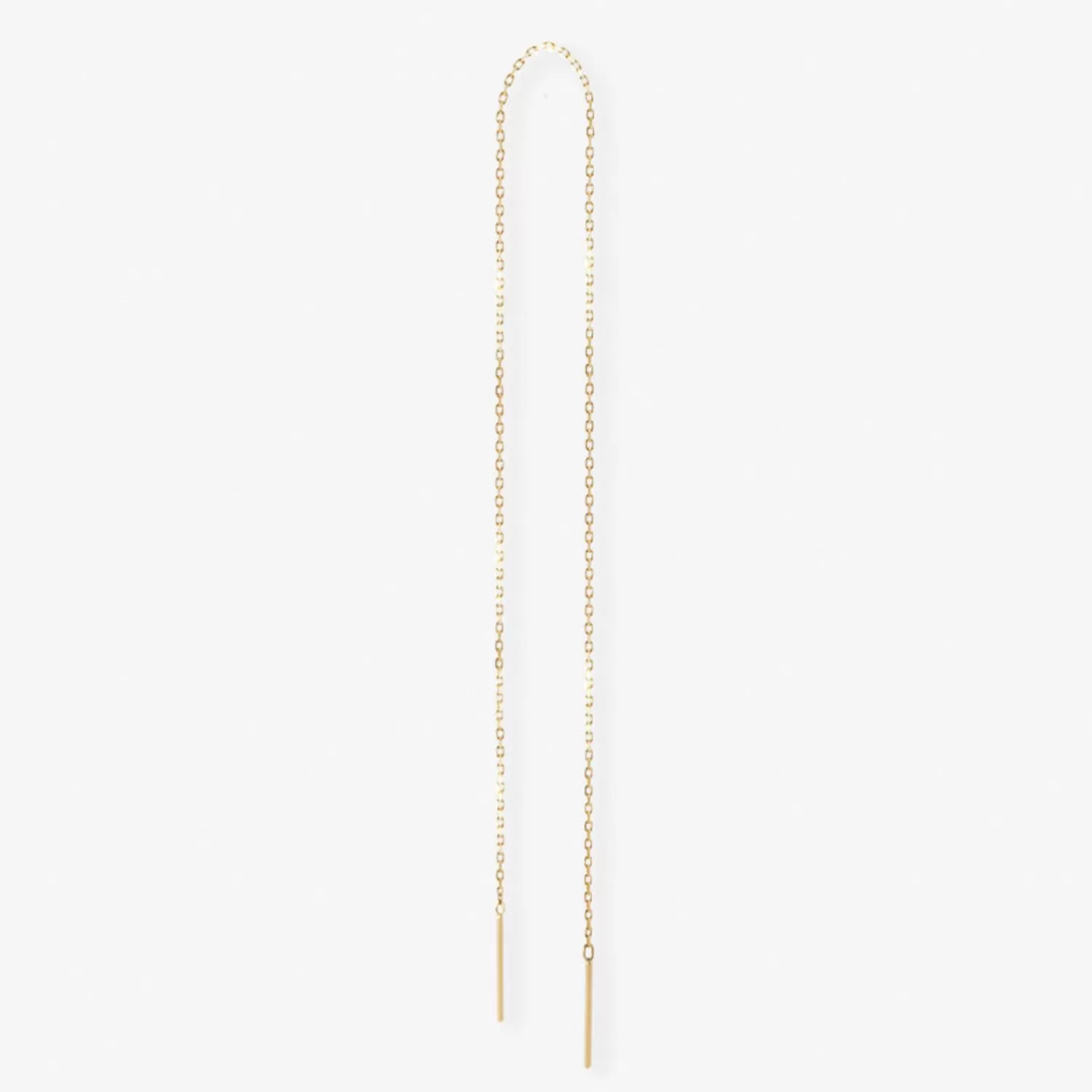 The Alkemistry Nude Shimmer - 18Ct Gold, Fine Shimmer Chain Long Threader (Single) Outlet