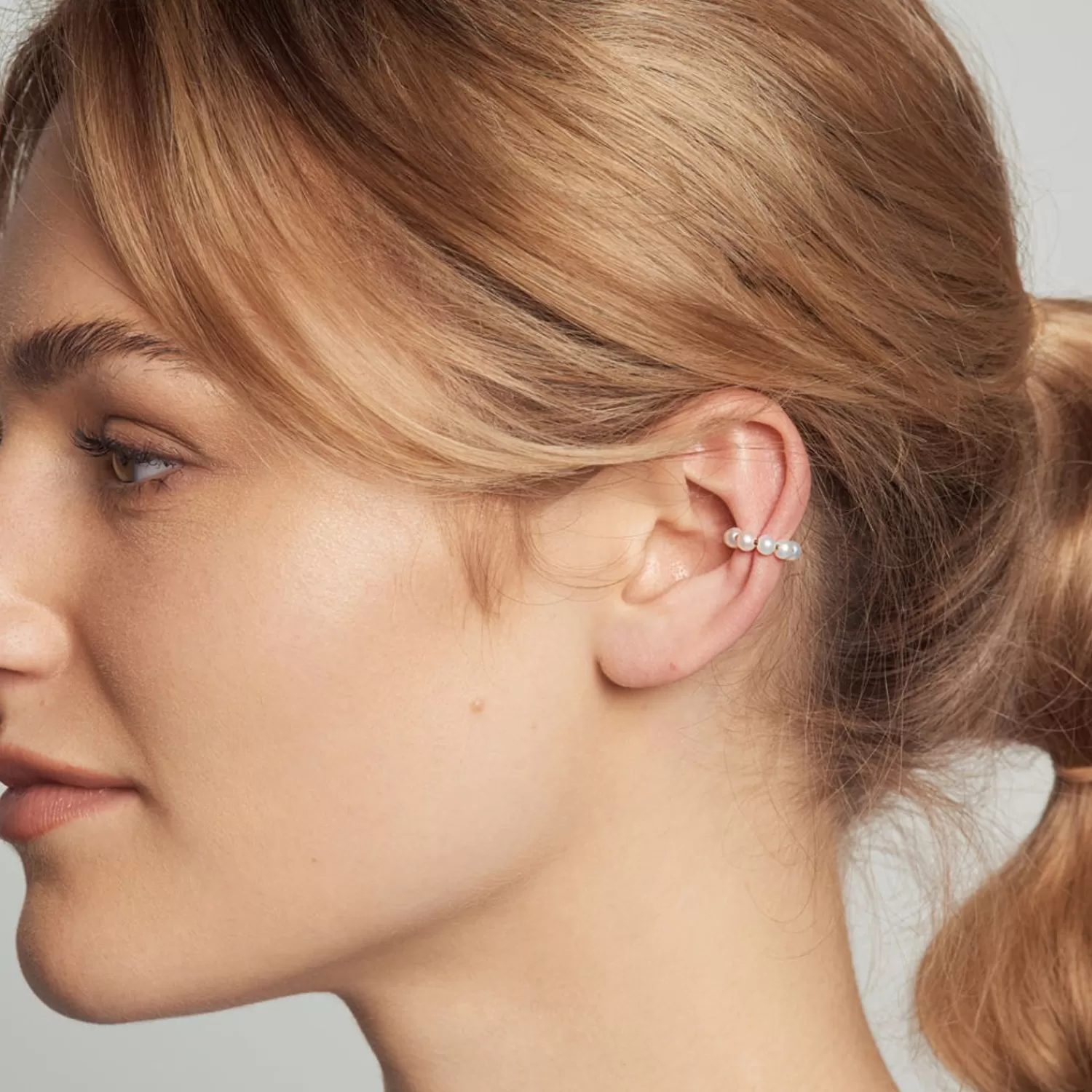 The Alkemistry Poppy Finch 14Ct Yellow Gold And Baby Pearl Ear Cuff (Single) Store