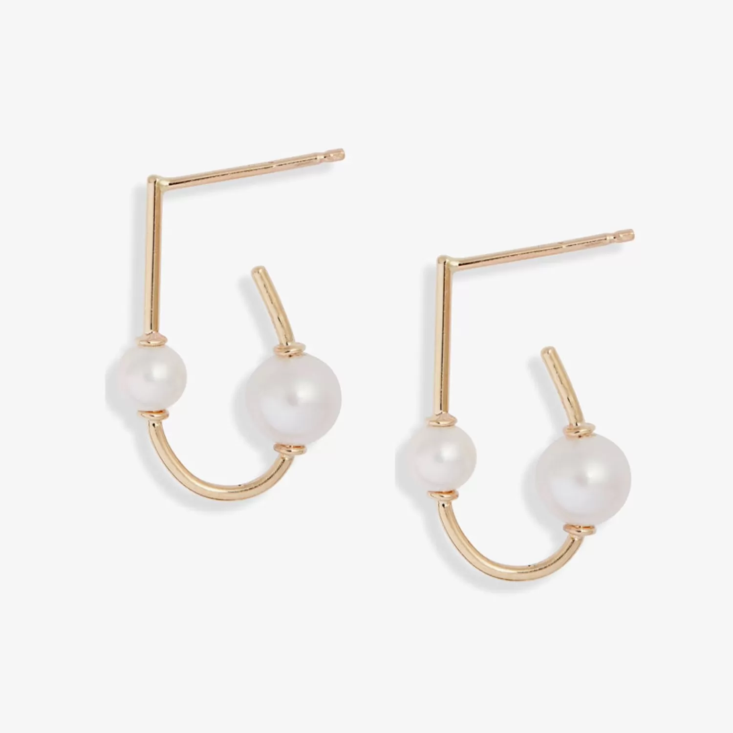 The Alkemistry Poppy Finch 14Ct Yellow Gold And Pearl Wrap Earrings (Pair) Flash Sale