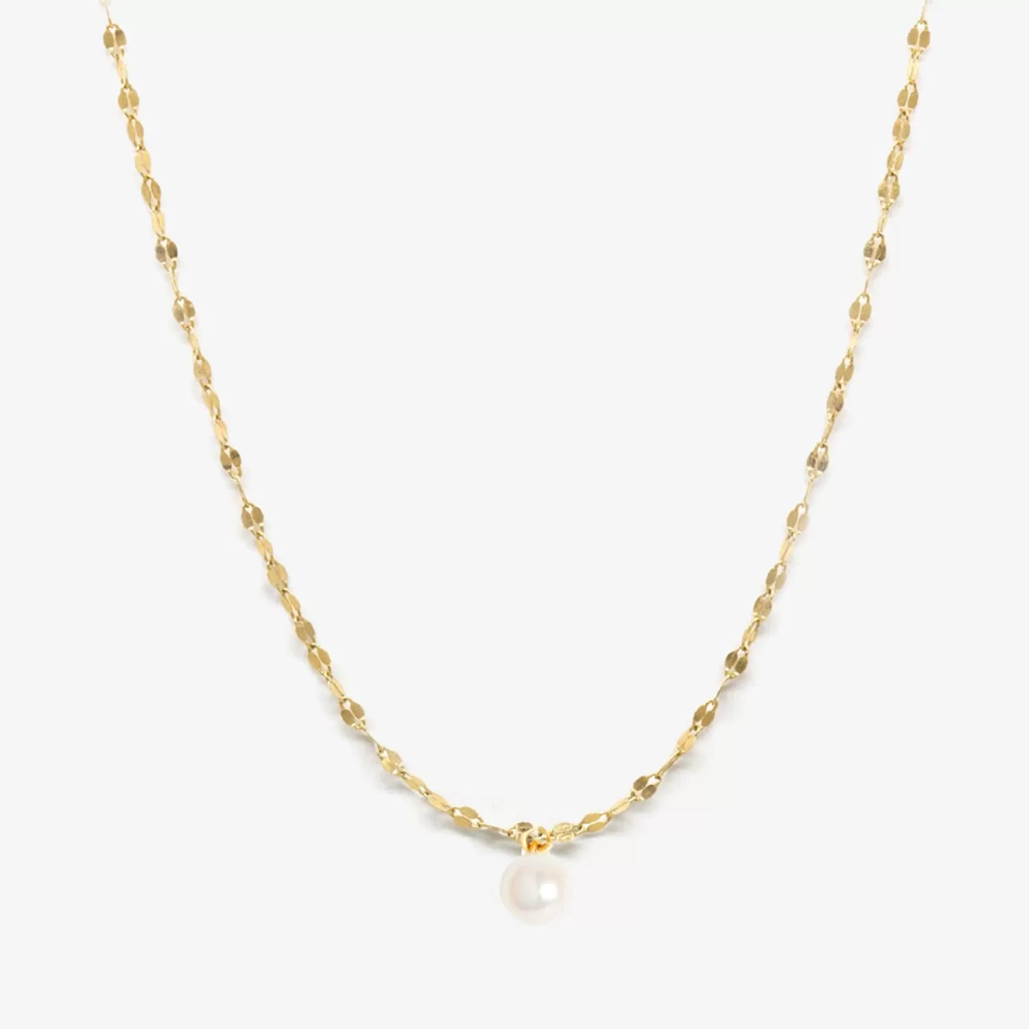 The Alkemistry Poppy Finch 14Ct Yellow Gold And Shimmer Pearl Pendant Necklace Flash Sale