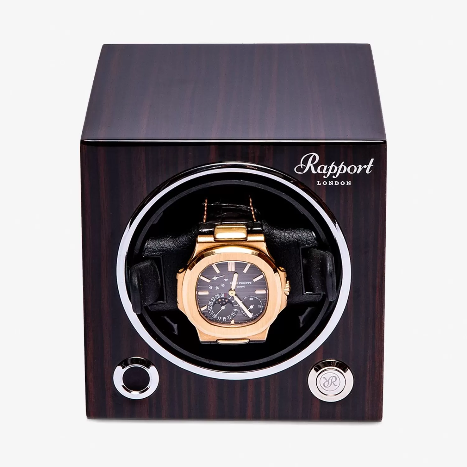 The Alkemistry Rapport Evo Single Watch Winder - Macassar Best Sale
