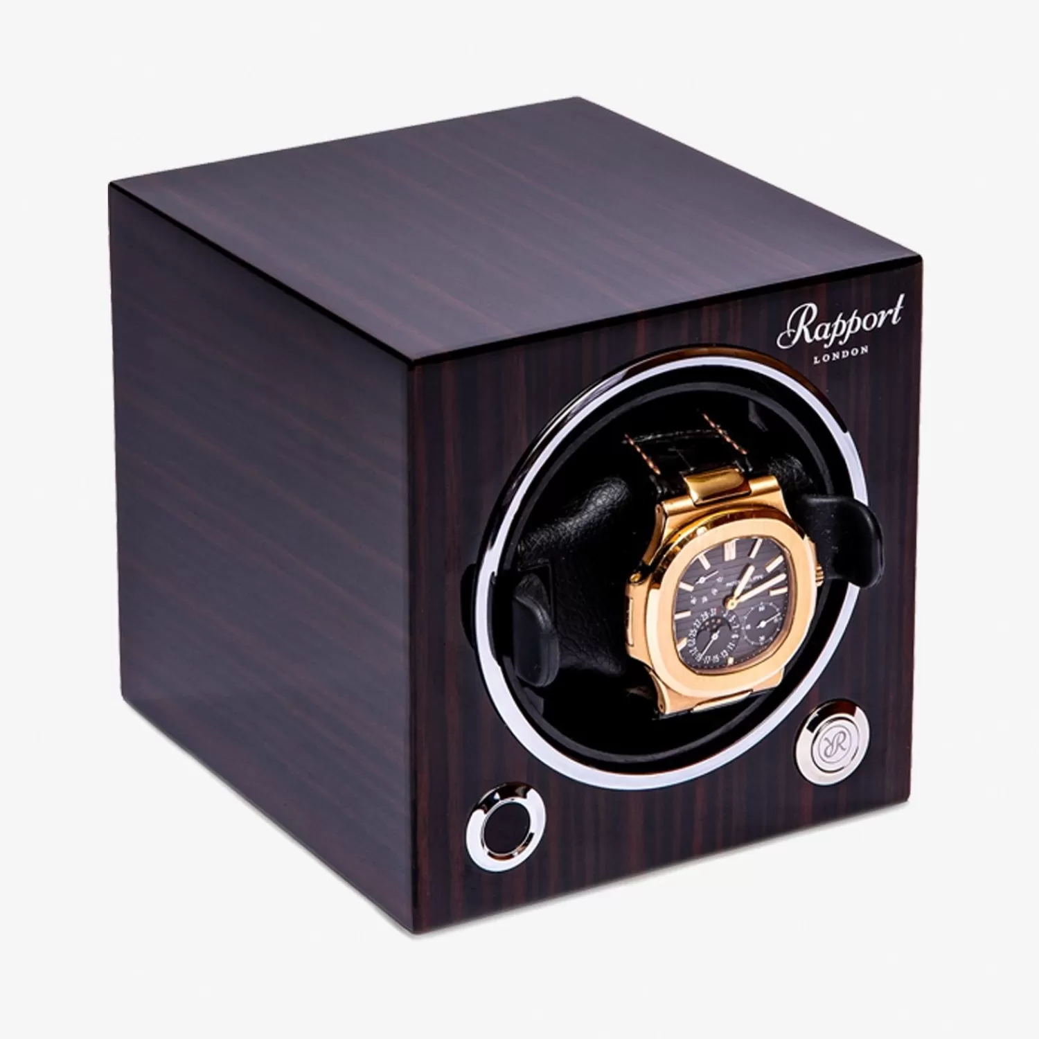 The Alkemistry Rapport Evo Single Watch Winder - Macassar Best Sale