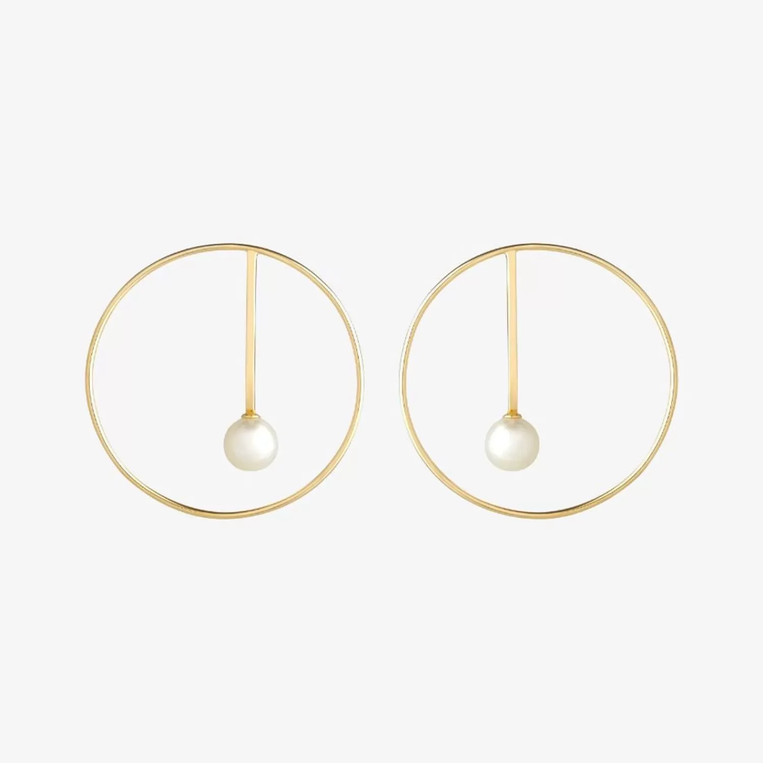 The Alkemistry Ruifier 18Ct Yellow Gold Astra New Moon Sphere Akoya Pearl Earrings (Pair) Online