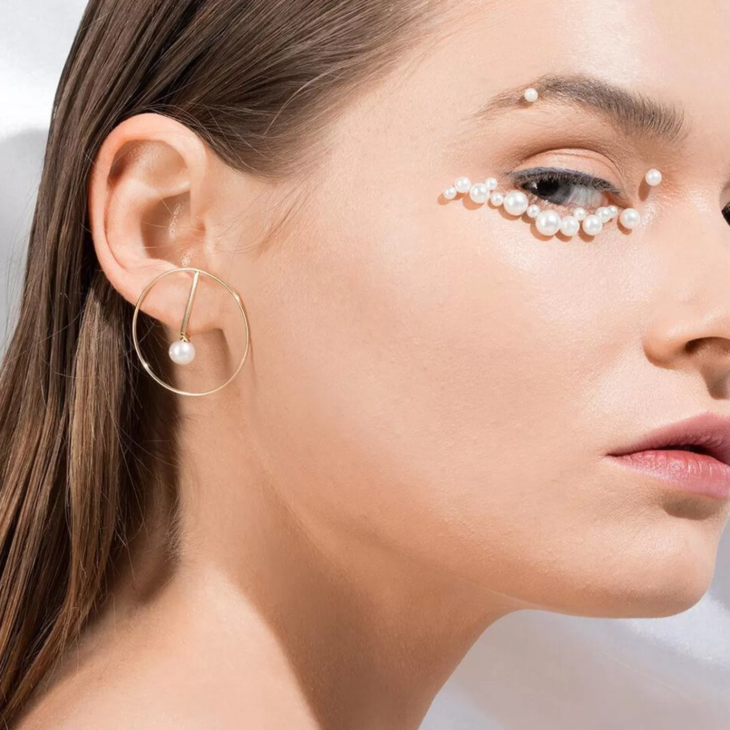 The Alkemistry Ruifier 18Ct Yellow Gold Astra New Moon Sphere Akoya Pearl Earrings (Pair) Online