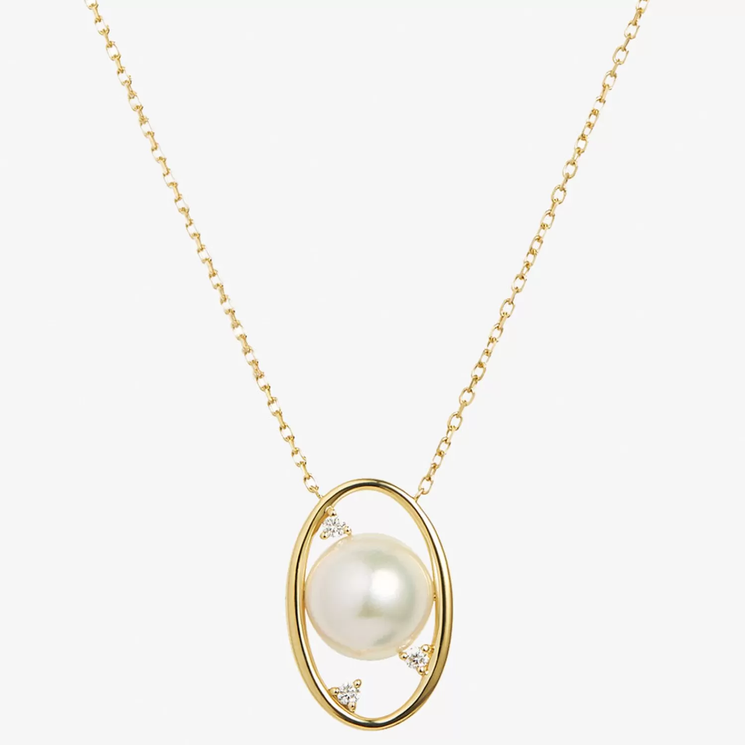 The Alkemistry Ruifier 18Ct Yellow Gold Morning Dew Akoya Pearl And Diamond Necklace Shop