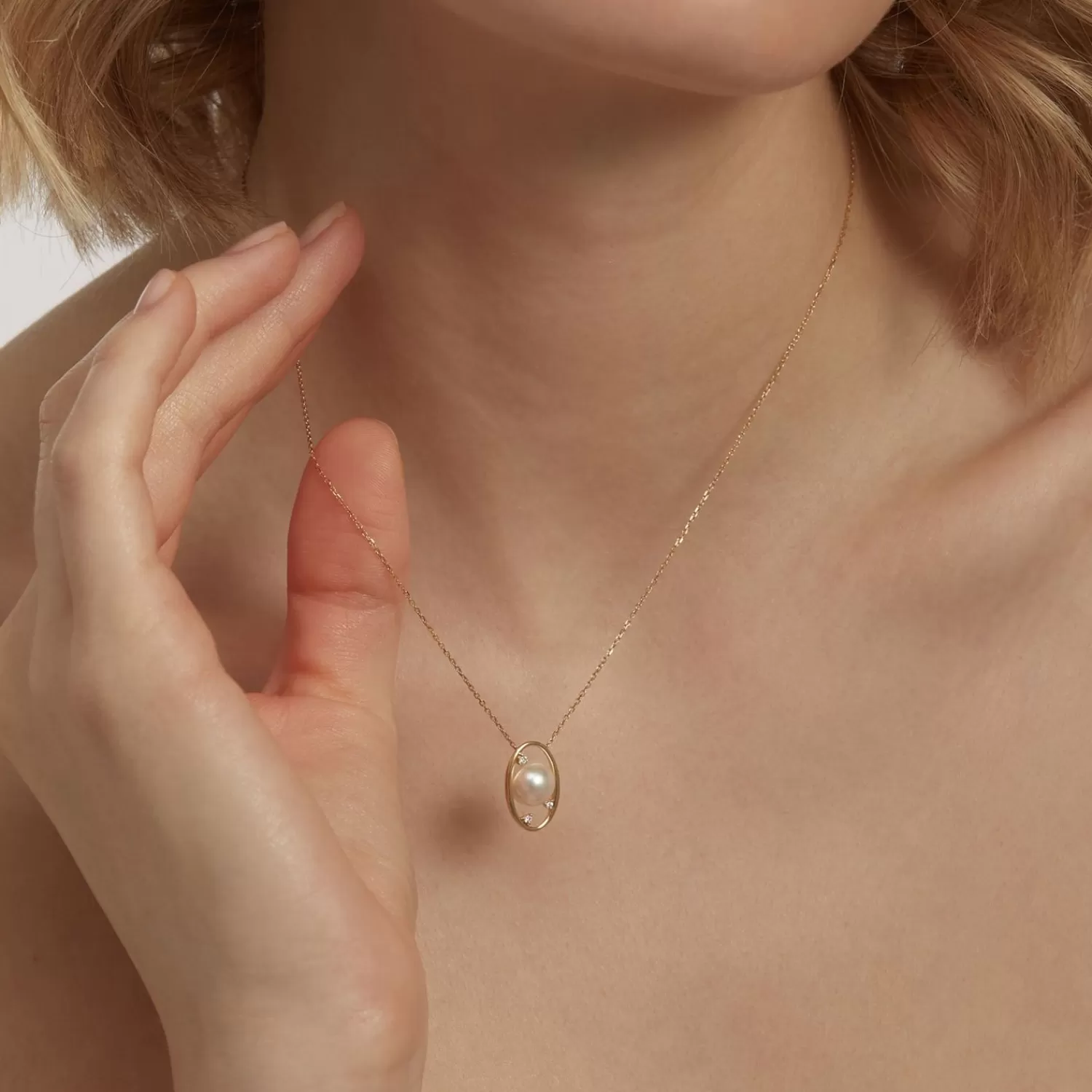 The Alkemistry Ruifier 18Ct Yellow Gold Morning Dew Akoya Pearl And Diamond Necklace Shop
