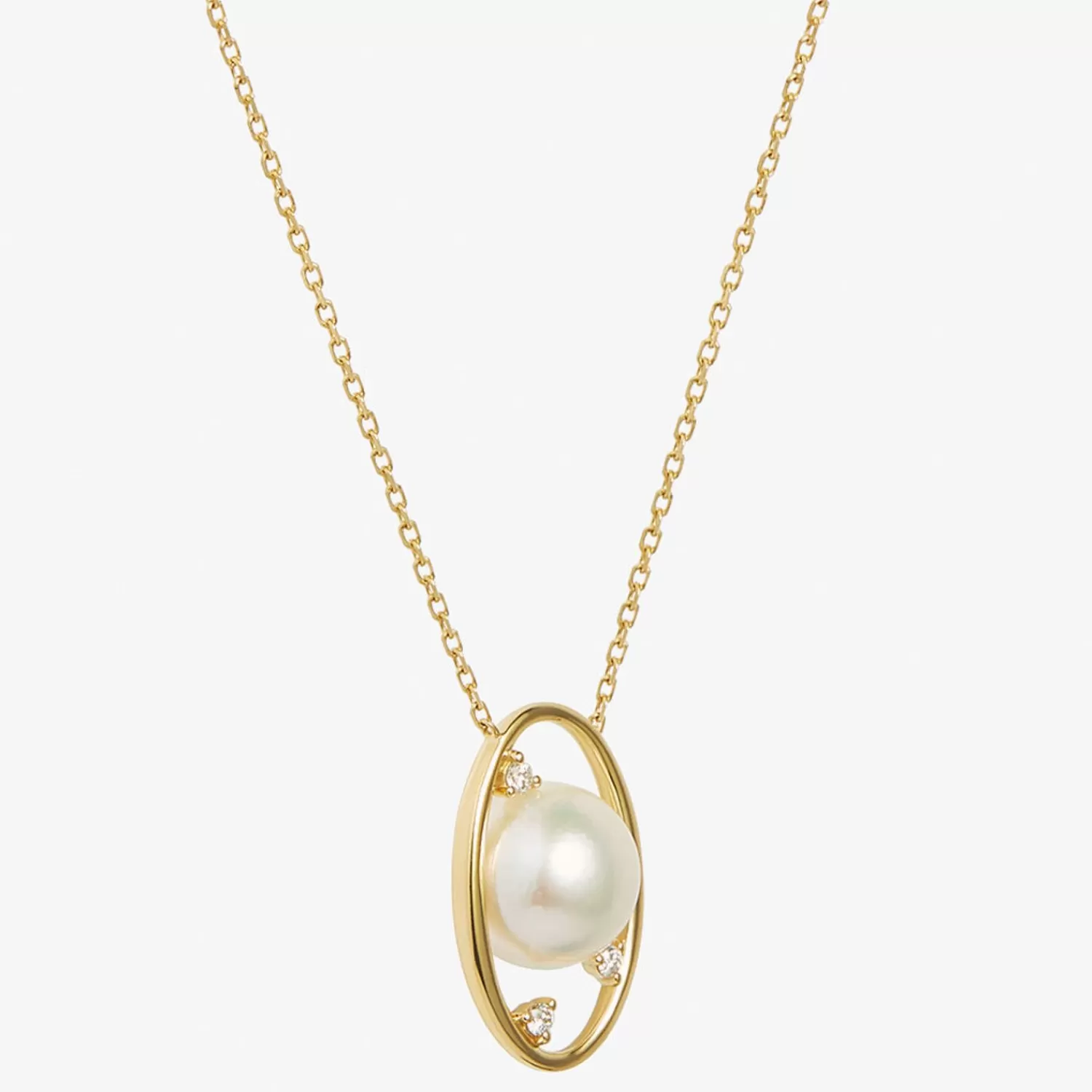 The Alkemistry Ruifier 18Ct Yellow Gold Morning Dew Akoya Pearl And Diamond Necklace Shop