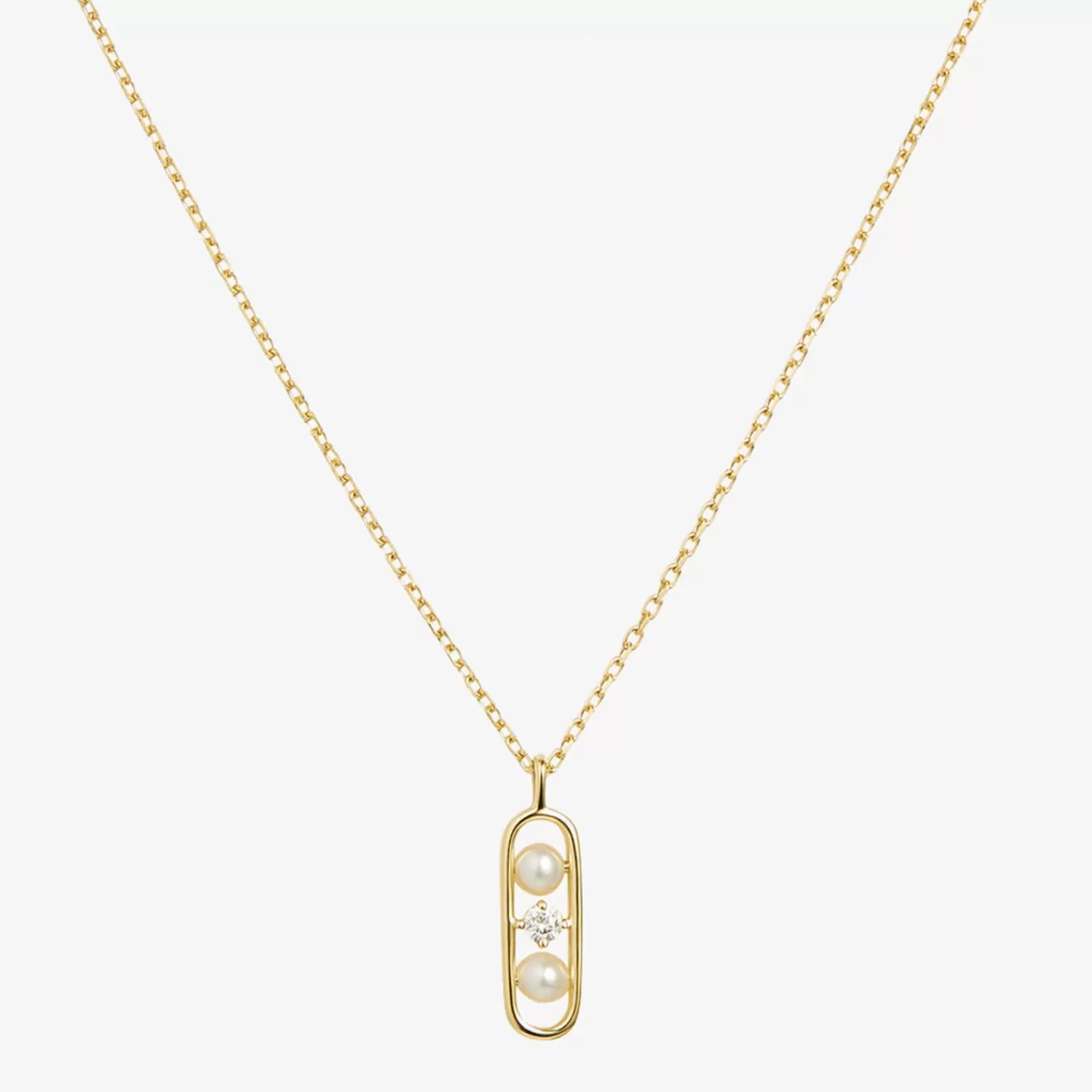 The Alkemistry Ruifier 18Ct Yellow Gold Morning Dew Pearl And Diamond Necklace New