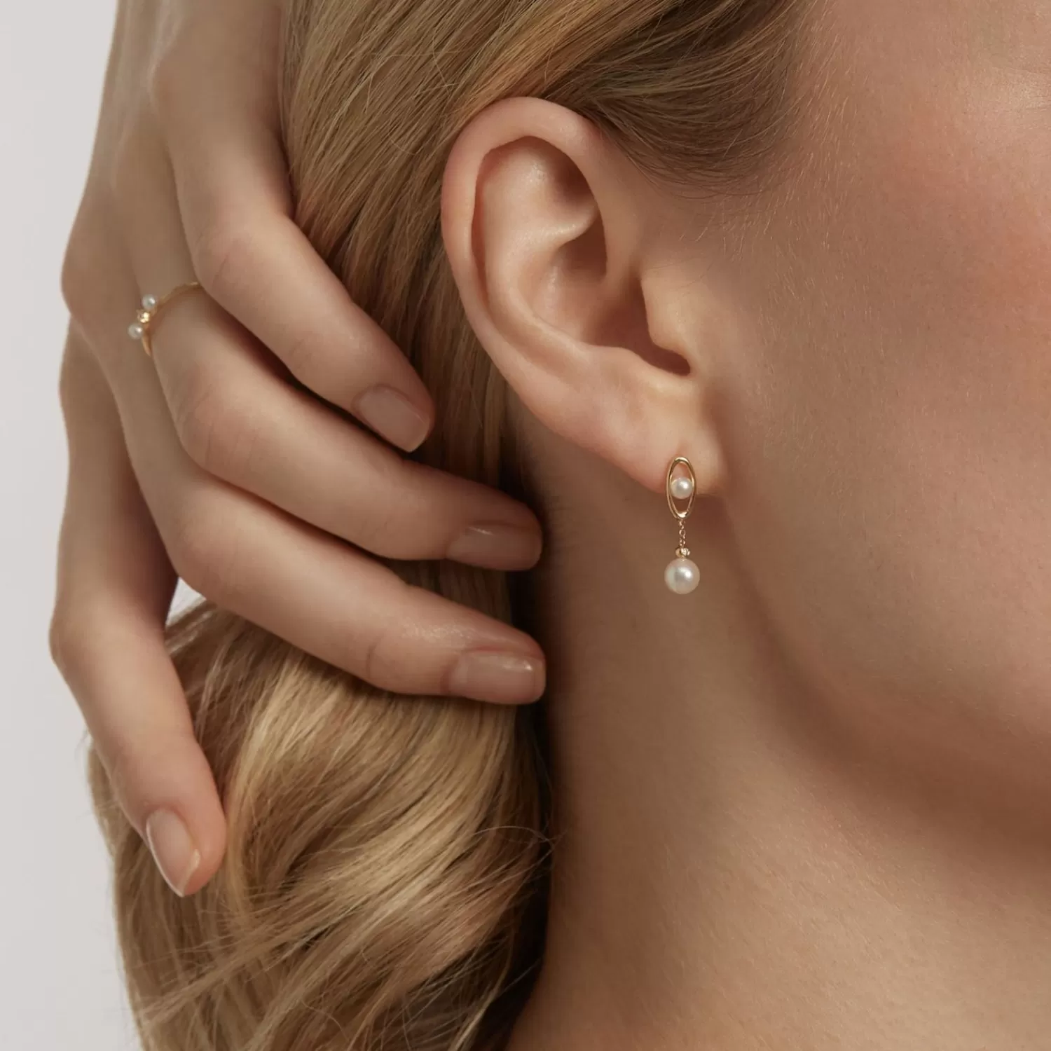 The Alkemistry Ruifier 18Ct Yellow Gold Morning Dew Pearl Drop Earrings (Pair) Best