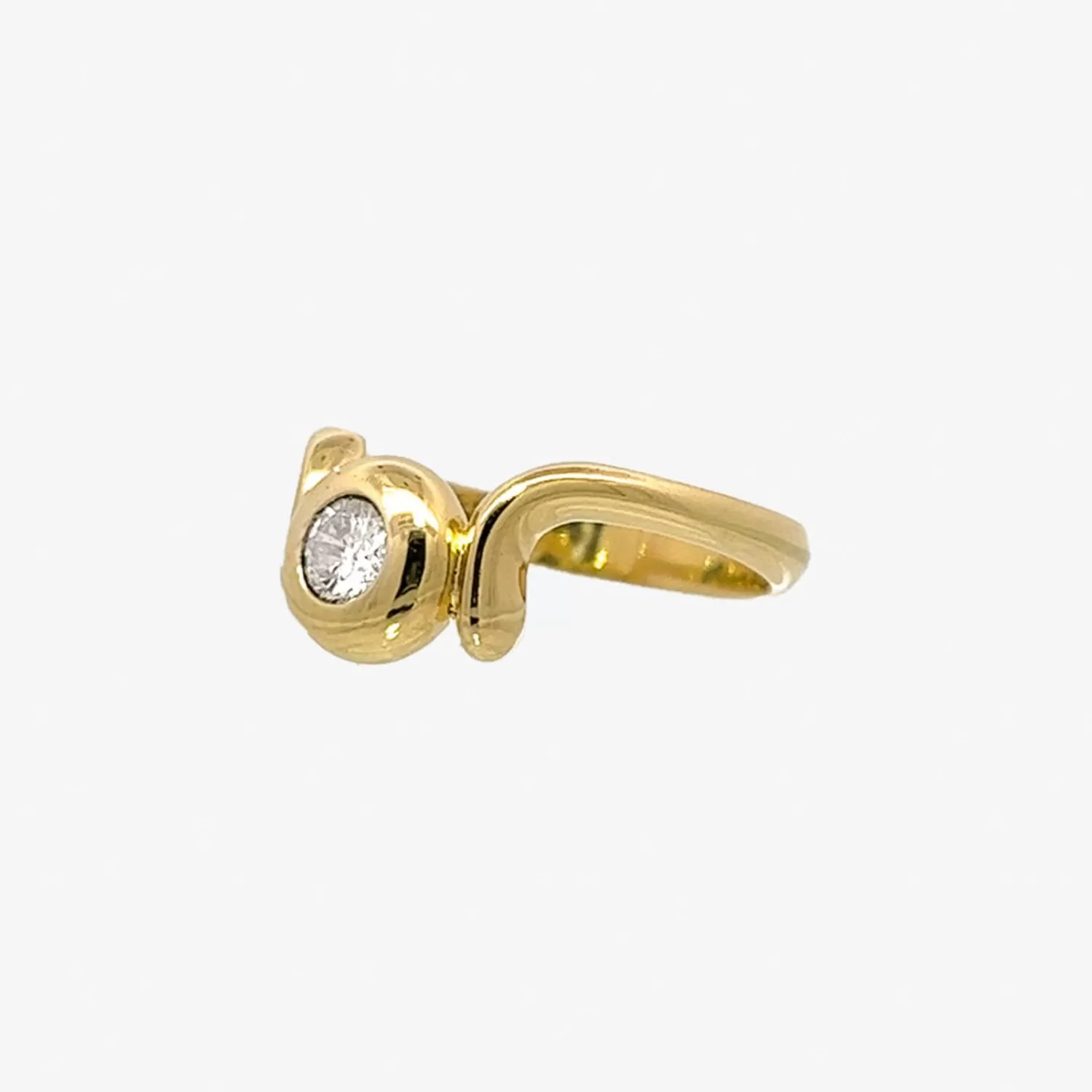 The Alkemistry Vintage - 18Ct Gold, Art Dec Diamond Ring Fashion