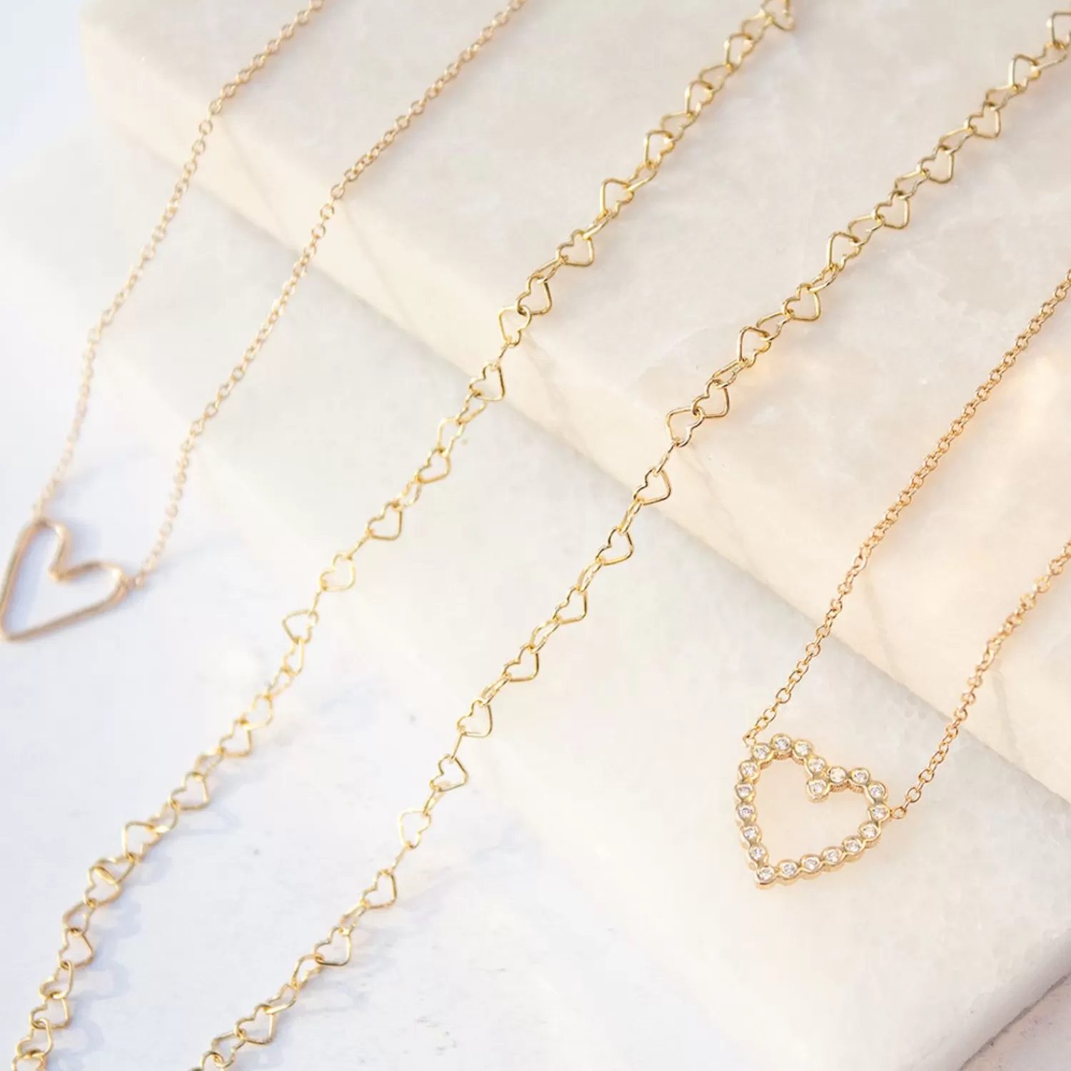 The Alkemistry Zoe Chicco 14Ct Yellow Gold And Diamond Small Heart Necklace Best Sale